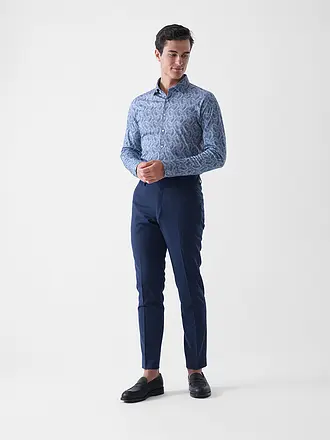 DESOTO | Chemise en jersey coupe slim | dunkelblau